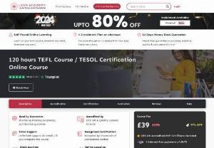 The comprehensive 120 hours TEFL / TESOL Teacher Training course - Enroll yourself for premium online courses- TEFL Course, Sign Language, Personal Trainer, Photography Course & many more !!