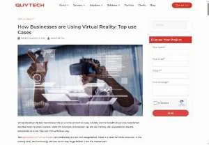 Screenshot of 5 Ways Businesses are using Virtual Reality Right Now