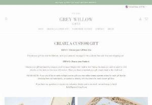 Custom Gift Box Canada| Grey Willow Gifts - Send a personalized custom gift box to your friends & family across Canada & the USA with artisan products chosen just for them, by you. Packed in Toronto.