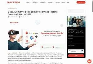Screenshot of Augmented Reality Development Tools