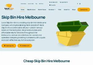 Local Skip Bins Hire - We offer Best Price Skip Bins, and the focus is to provide you with the best price for residential skip bin hire, office skip bin hire, and Commercial Skip bin hire Melbourne. Our company specialises in supplying an extensive range of mini skip bins hire Melbourne to fulfil your every need. We are highly recommended to providing affordable & efficient service and always being dedicated to the environment.