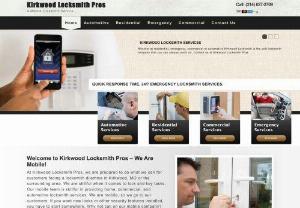 Kirkwood Locksmith Pros - To make sure you are able to receive affordable and effective locksmith services in Kirkwood, MO, make sure you rely on the professional services of Kirkwood Locksmith Pros. Our locksmiths can assist with your automotive, residential, commercial or emergency locksmith service needs.