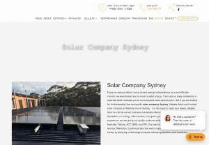 Solar company Sydney - If you are serious about moving toward energy independence in a cost-effective manner, we recommend you to invest in solar energy. There are so many companies in Australia which motivate you to move towards solar panel system. But if you are looking for the trustworthy firm and quality solar company Sydney, Allstate Solar most trusted solar company at Adelaide and at Sydney.