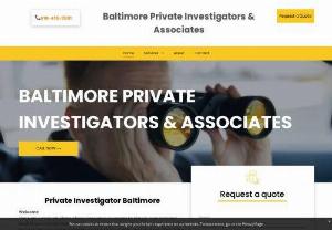 Baltimore Private Investigators & Associates - For those looking for a reliable, discreet, and trustworthy private investigator service, we're the team for you. Learn more about our various services, what we charge, and the how to hire our investigators by speaking to our customer service team. You can reach them by using our main telephone number during regular working hours, or by using our online contact form outside of those hours - with both listed on our website. We look forward to hearing from you soon - and helping you soon after.