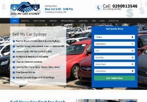 Sell My Car Sydney - Sydney Cash For Cars offers top cash for all types of unwanted cars like old, scrap, used, junk, accident, and any damaged cars.