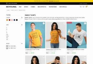 Grab Latest Panda T shirts Designs for Men and Women - Beyoung brings you an all-new range of Panda T-shirts at Low Price Online. Here you can Buy the latest Panda T-shirts Designs from Beyoung in stunning designs to keep up the fashion