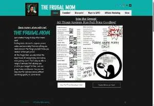 Screenshot of The Frugal Mom