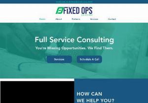 Fixed Ops Solutions - Fixed Ops Solutions offers consulting, training, and event speaking services to the automotive dealerships and their fixed operations/automotive repair departments.