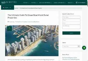 Screenshot of Emaar Beachfront Dubai Properties Guide