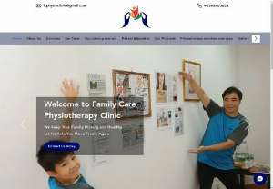 Family Care Physiotherapy Clinic - Family Care Physiotherapy Clinic established in Singapore in 2021. Currently, we offer specifically home-based physiotherapy services and professional training.

Our physiotherapists are registered at Allied Health Professions Council (AHPC) and employed full-time. Our mission is to help you regain function and improve your overall quality of life.