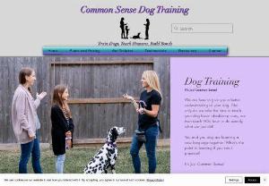 Common Sense Dog Training LLC - At Common Sense Dog Training we provide quality obedience training at an affordable price. Are programs take place in the comfort of your home by our certified professional trainers. Our mission is to correct obedience problems to keep dogs with their families.