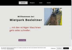 Mietpark Boxleitner - Rental of construction machinery