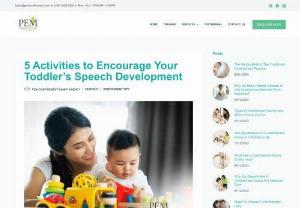 5 Activities to Encourage Your Toddler's Speech Development - PEM Singapore - The development of speech in toddlers is instinctive, meaning they tend to occur naturally. This is the reason why most people will tell you not to be concerned. However, as parents, it's hard to just sit idly by. So, we've put together a list of fun activities you could try out with your toddler to encourage his or her speech development.