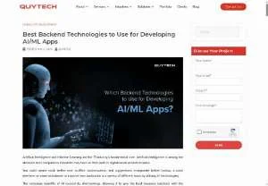 Screenshot of Which Backend Technology to Use for Developing AI Apps?