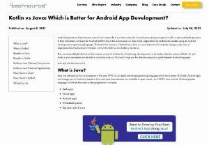 Kotlin vs Java: What's better for Android app development? - Kotlin vs Java battle is always on. You can seek assistance from an Android app development company or hire Android app developers if you plan to develop such apps.