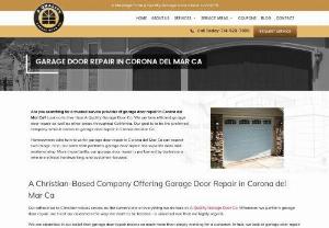Garage door repair corona del Mar | A Quality Garage Door - Are you searching for a trusted service provider of garage door repair in Corona del Mar. Look no further than A Quality Garage Door.