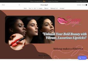 Sassy Suga - Variety of lip gloss colors, lipsticks, eyelashes, lash kits, highlighters, and more.