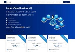 Buy Linux Web Hosting Uk Now@ �2.8/month - Get Linux web hosting uk at �2.8. Get the fastest Linux Cpanel hosting experience with an exclusive turbo server with its high-speed SSD-based server.