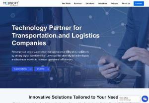 Transportation and Logistics Solution - Digital Transformation - Digitize your supply chain transportation and logistics operations by implementing custom transportation and logistics solutions in your organization