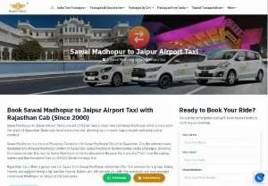 Screenshot of Sawai Madhopur to Jaipur Airport Taxi Service