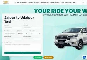 Screenshot of Jaipur to Udaipur Taxi and Cab Service
