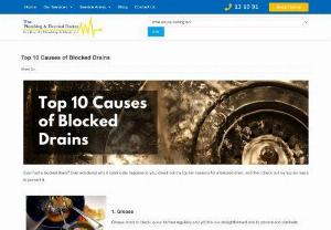 Top 10 Causes of Blocked Drains - Ever had a blocked drain? Ever wondered why it continually happens to you, check out my top ten reasons for a blocked drain, and then check out my top ten ways to prevent it.