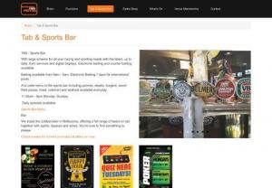 Sport Bar Campbellfield - Roxburgh Park Hotel TAB and Sports Bar offers a great menu and large TV screens for all sports fans from Broadmeadows, Campbellfield, Craigieburn, and Coolaroo.