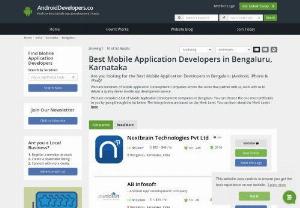 Mobile App Development Company in Bengaluru - Are you looking for the Best Mobile Application Developers in Bengaluru (Android, iPhone & iPad)?
We have hundreds of Mobile Application Development Companies across the Globe that partner with us, work with us to deliver a quality-driven mobile app development service.