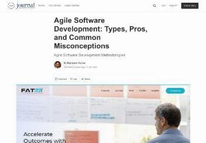 Agile Software Development: Types, Pros, and Common Misconceptions - Agile software development methodology was inadvertently introduced in the year 1957. Its roots originated when computer scientists Gerald Weinberg and John Von Neumann used an incremental development approach for developing IBM and Motorola software.