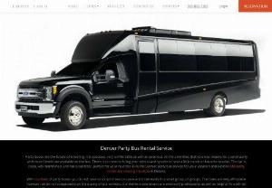 Denver Party Bus Rental - Denver party bus service and rentals for your next occasion or travel. Family and friends can enjoy our clean, well-maintained, sanitized mini limo buses.