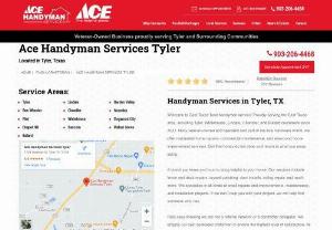 handyman near me in tyler, tx - Ace Handyman Services provides home repair and handyman services all over the country. No job too big or too small. We guarantee our work!