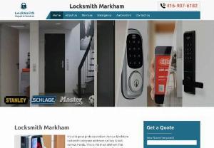 Locksmith Markham - Locksmith Markham is a well-known and professional locksmith company. We can assure clients that they would get nothing but the service, whether they choose us for their house locks replacement, ignition key repair, high-security lock installation, or other related service requests. We attend to all kinds of concerns at fair prices.