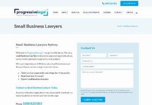 Small Business Lawyers Sydney | Progressive Legal Pty Ltd - We provide expert legal advice in relation to structure, intellectual property protection (including trade marks), commercial tailored legal documents and advice, workplace, and dispute resolution. We believe the current legal model is outdated and our vision is completely different to the 