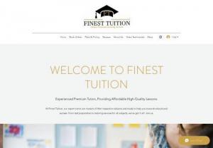 Finest Tuition - Finest Tuition provides premium online tutoring service. We provide trusted and expert tutors, and guaranteed top results to allow you to excel in all aspects of academia. Teaching life- long skills and techniques to help you carry along in the future. We have expert tutors providing intensive LNAT courses to optimise best results for students looking to go to top Russell Group universities. From personal statements, to Oxbridge applications we provide all the help and assistance.