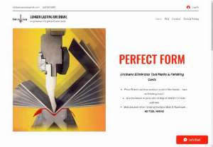 Perfect Form LLC - Perfect Form is Red Urethane Die Film that allows you to Bend Any Metal Without any Marks. Perfect Form No Mar brake Die Film (red color) lasts longer than all other brands, producing Scratch Free Bends, and can ship today !!