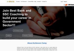 Achievers Camp | Online Bank and SSC coaching classes - If You Looking for Best SSC Online Coaching. You Can Choose the best Online coaching platform Achievers Camp. Achievers Camp is an online learning platform that acts as a guide helping students to turn their Dreams into Reality.