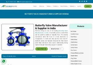 Butterfly Valves manufacturer in India - Ridhiman Alloys is a leading Butterfly valves Manufacturer, Supplier and Dealer in India. We are also a leading manufacturer, producer, stockist, and distributor of Valves, Pipe & Tubes, Buttwelded Fittings, Flanges, and other related products.