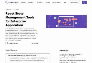 React State Management Tools for Enterprise Application Service - React is a great way to develop and offer enterprise application service but it is crucial to choose the right tools to make them scalable and maintainable.