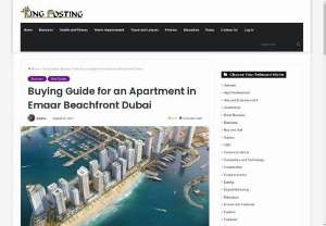 Buying Guide for an Apartment in Emaar Beachfront Dubai - On an island in Dubai with a statement, where the sea meets you every morning and the pure white sand greets you at home. Emaar Beachfront Apartments Dubai provides an immense luxurious feeling for residents. Looking at the beautiful Arabian Sea on the beachfront, Emaar redefines your excellent lifestyle, awakening your senses with every breath.