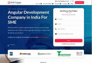 AngularJS Cross-Platform Application Development Services - Soft Suave is one of the Angular JS development company in the USA giving extended service and solutions towards success.