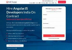 Hire Expert AngularJS Developers at Your Budget - Developers in Soft Suave are expertise in AngularJS Cross-Platform App Development who create various simple and flexible feature-rich applications.