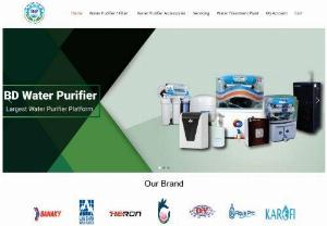 BD Water Purifier - Bdwaterpurifier.com is the largest multi-branded website for water purifiers. Here you can get all popular branded water purifiers at a cheap rate, with a warranty all over the countrywide. You will enjoy an attractive campaign on various products with exciting offers also with EMI facilities.
