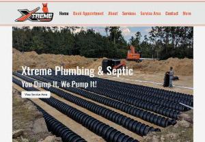 Xtreme Plumbing and Septic - Xtreme Plumbing & Septic is a full-service professional plumbing, septic tank, & portable toilet service. We have been proudly serving the Pensacola, FL area since 3/4/16. From minor leaks to major mishaps in both residential & commercial properties, Xtreme can fix up all your plumbing, septic tank, grease trap, & lift station problems. Xtreme Plumbing & Septic has created longstanding, trusting relationships with clients throughout Pensacola, FL to Panama City, FL, & surrounding areas.