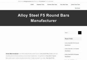 Alloy Steel F5 Round Bars Manufacturer in India - Sachiya Steel International is one of the Leading Manufacturer And Exporter of Alloy Steel F5 Round Bars, which are completely tested on diverse parameters so as to ensure its flawlessness. The applications of Alloy Steel F5 Square Bars can be traced to numerous industrial domains which is highly convenient for our clients. Alloy Steel F5 Flat Bars offers some great features such as Long service life, Excellent performance, Low maintenance, Reasonable price, Ease of fabrication and more.