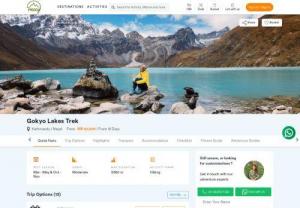 Gokyo Lakes Trek - The 16 days holiday trek to Nepal's Gokyo Lakes is quite an adventurous one. It follows the high route pass of Cho La to the Everest base camp and takes the trekker to the Gokyo valley for the majestic sight of 4 eight-thousanders - Everest, Cho Oyu, Makalu, and Ngozumpa. The Gokyo Lakes Trek is meant to be undertaken by experienced hikers since it is a difficult one. Its ascent is slow with gradual acclimatization.