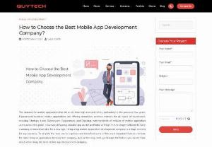 How to Choose the Best Mobile App Development Company? - Considering your support requirements and expectations, does the company have enough developers to support your requirements. The company may get overwhelmed by the work due to its small size and may not be able to ramp up quickly.