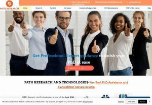 PATN Research and Technologies - PATN Research is top leading PhD research consulting organization based out of Chennai. The company offers consultation and supporting services for the Master's students, research aspirants and doctoral candidates. Our services are designed in a way that it remains to be very ethical and affordable to all our clients. Since 2018, PATN Research has served more than 1500 PhD research scholars through guidance and support with research work.

​

We aim to guide and assist the research...