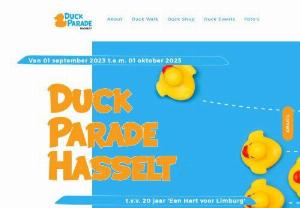 Duck Parade Hasselt - During this unique event, discover our super cute 2 meter ducks, spread over the center of Hasselt. Each duck with its own unique story.