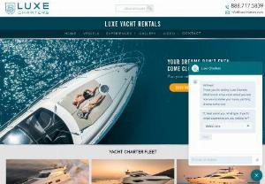 Boat & Yacht Charter Rental Coral Gables - LUXE Charters | LUXE Charters - LUXE Charters