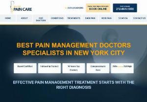 New York Pain Care - Whether you've had a recent sports injury or you've been suffering for a long time with back pain,  neck pain,  herniated discs,  bulging discs,  knee & hip pain; or have been told that surgery is your only option,  thats all about to change. At New York Pain Care we do things differently - our individualized,  patient centered approach to care ensures that you get the right diagnosis from the right doctors and that your treatment starts as soon as possible to get you better faster.